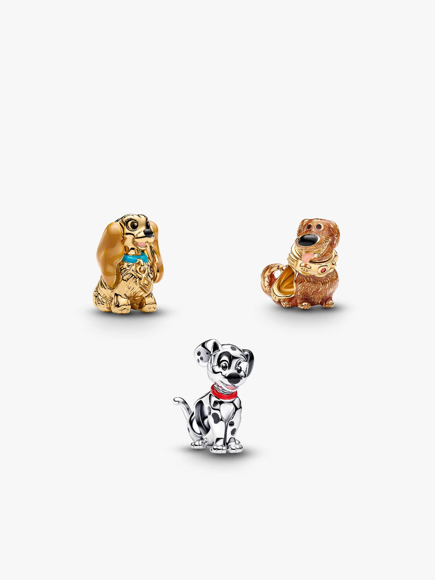 Trío de Charms Disney Perros