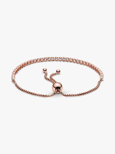 Brazalete de tenis deslizante reluciente