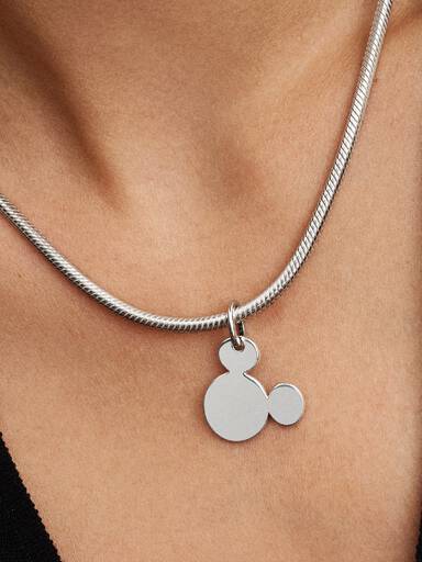 Charm colgante grabable Mickey Mouse de Disney