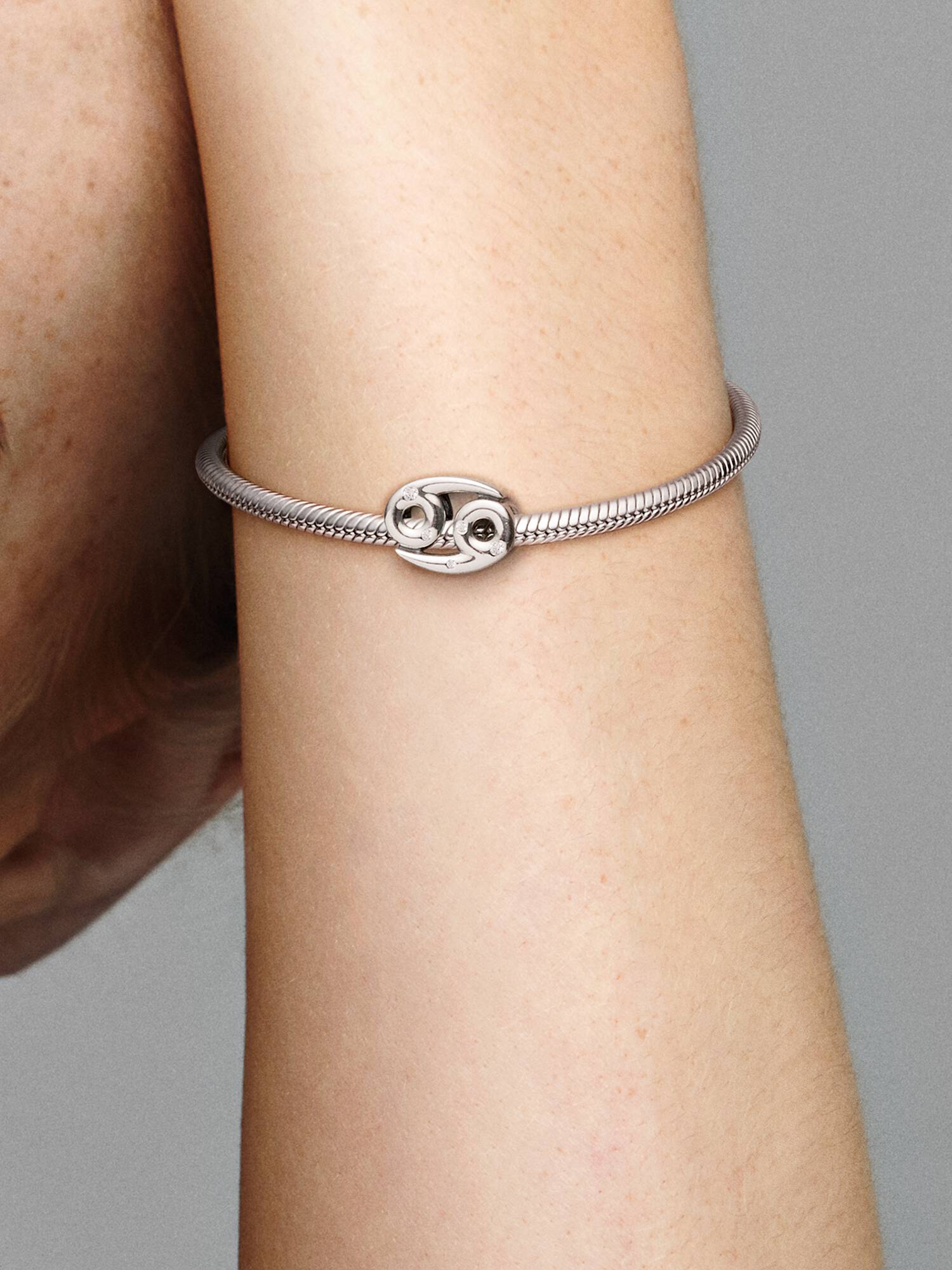 Charm del zodíaco Cáncer resplandeciente