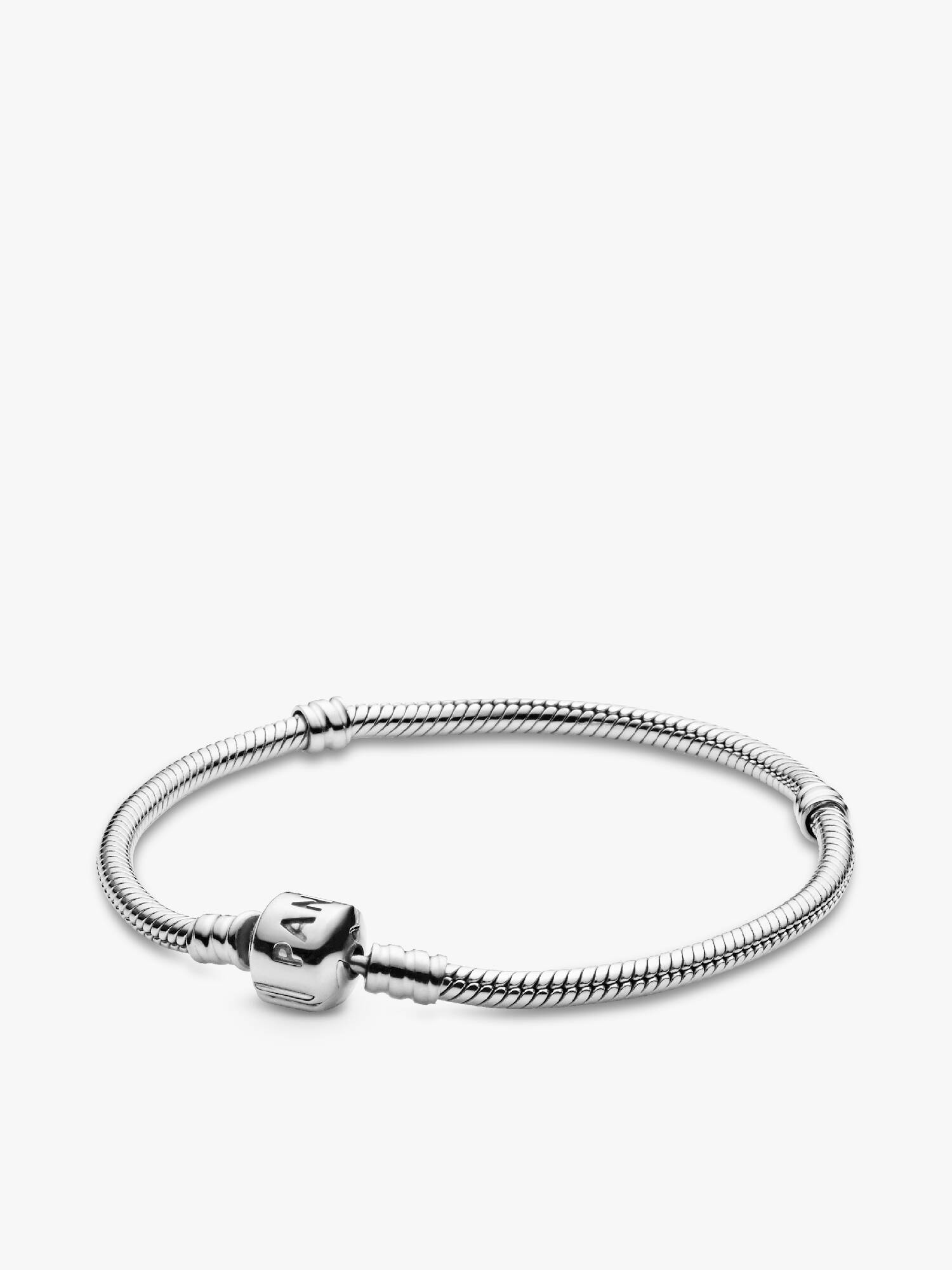 Brazalete cadena de serpiente con broche de barril