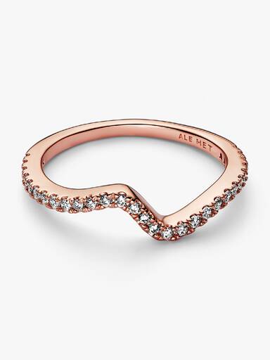 Anillo Onda resplandeciente