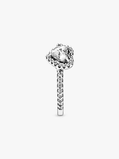 Anillo Corazón elevado
