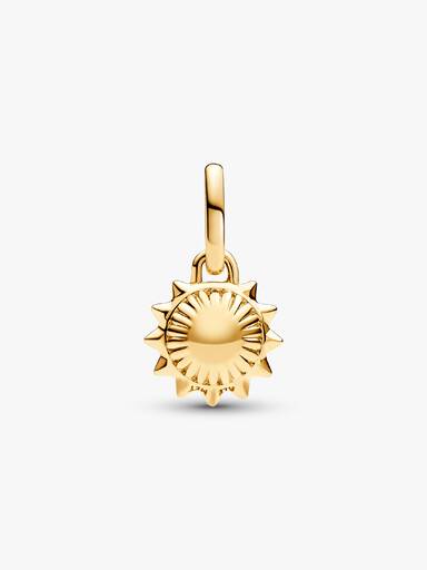 Charm Mini Colgante Sol Perla Cultivada de Agua Dulce Tratada Pandora ME