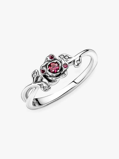 Anillo Rosa de La Bella y la Bestia de Disney