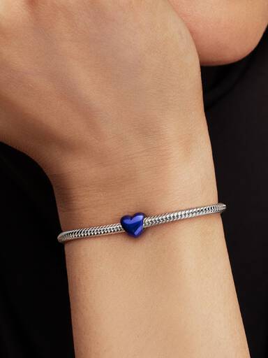 Mini Charm Corazón Azul