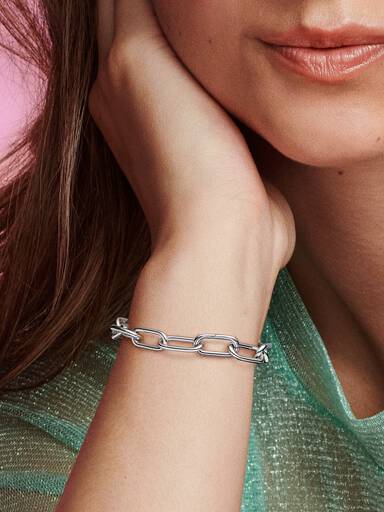 Brazalete de cadena de eslabones medianos Pandora ME