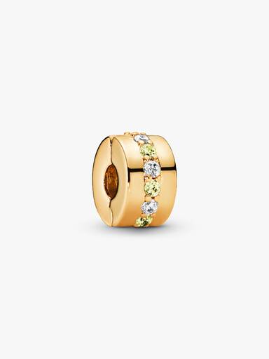 Charm de Clip Fila Brillante Amarillo