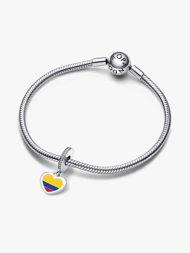 Charm Colgante Corazón Colombia