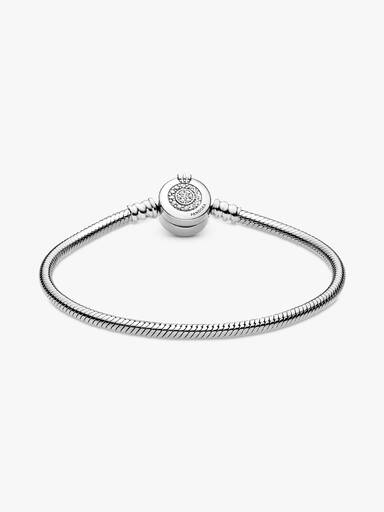 Brazalete de cadena de serpiente Corona O resplandeciente