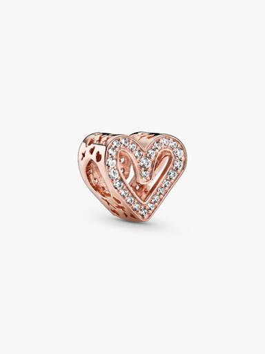 Charm resplandeciente Corazón de diseño libre