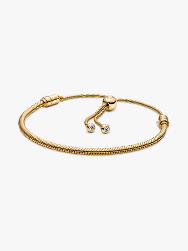 Pulsera Pandora Moments Cadena de Serpiente con Cierre Deslizante