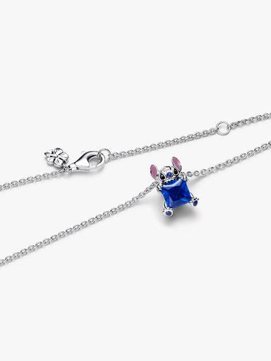 Collar collier con piedra azul Stitch de Disney