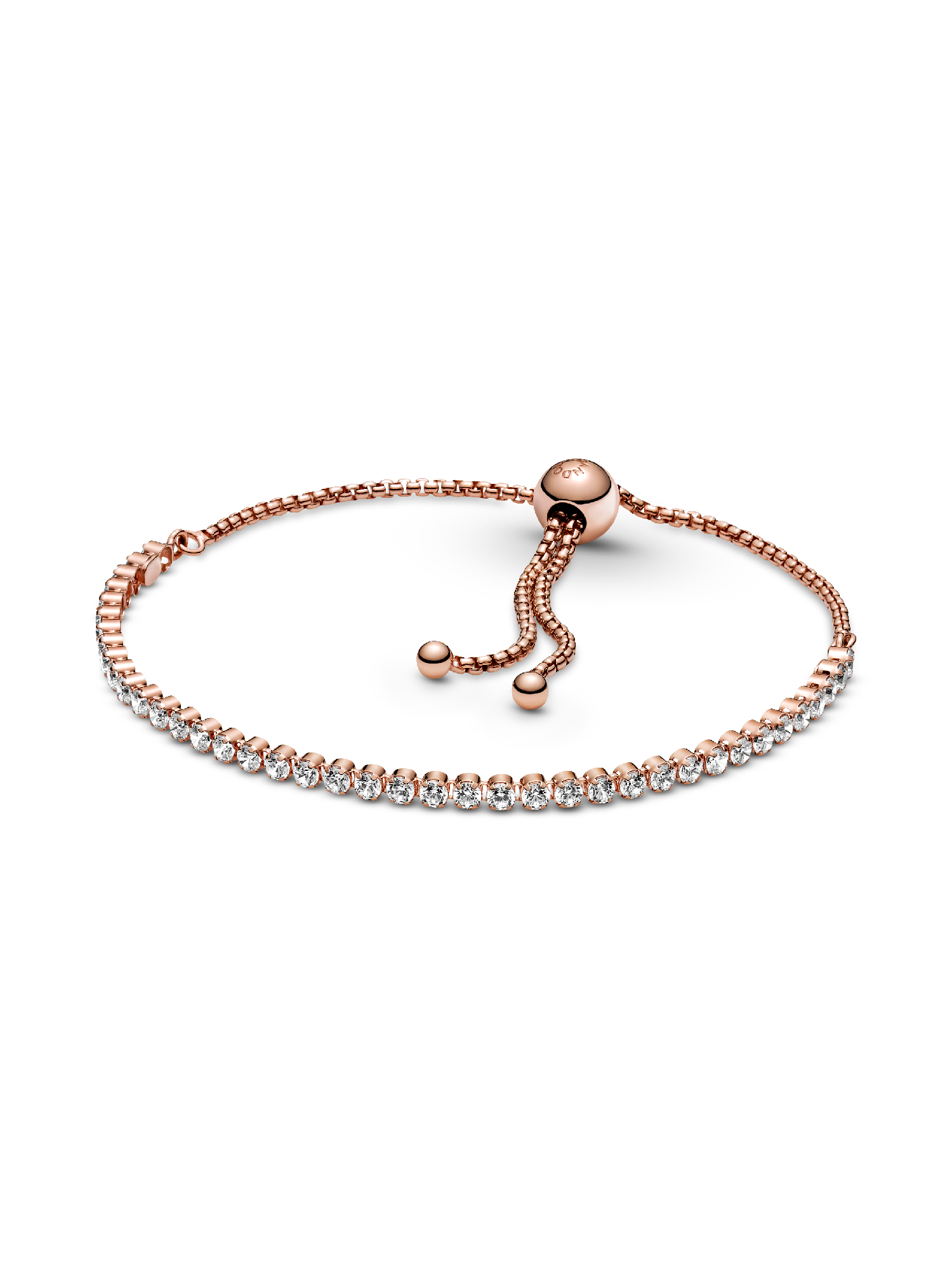 Brazalete de tenis deslizante reluciente