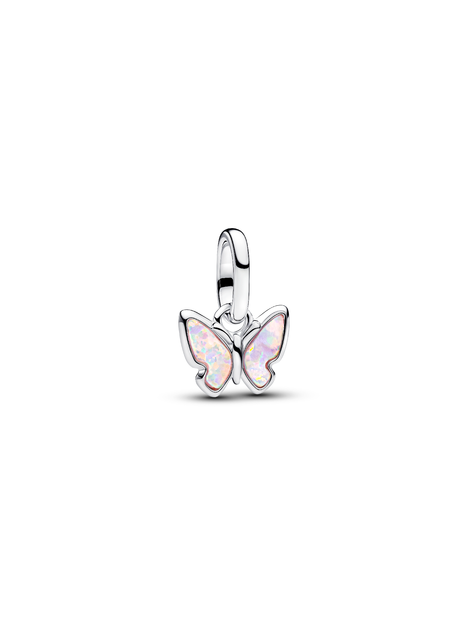 Mini charm colgante Mariposa rosa 