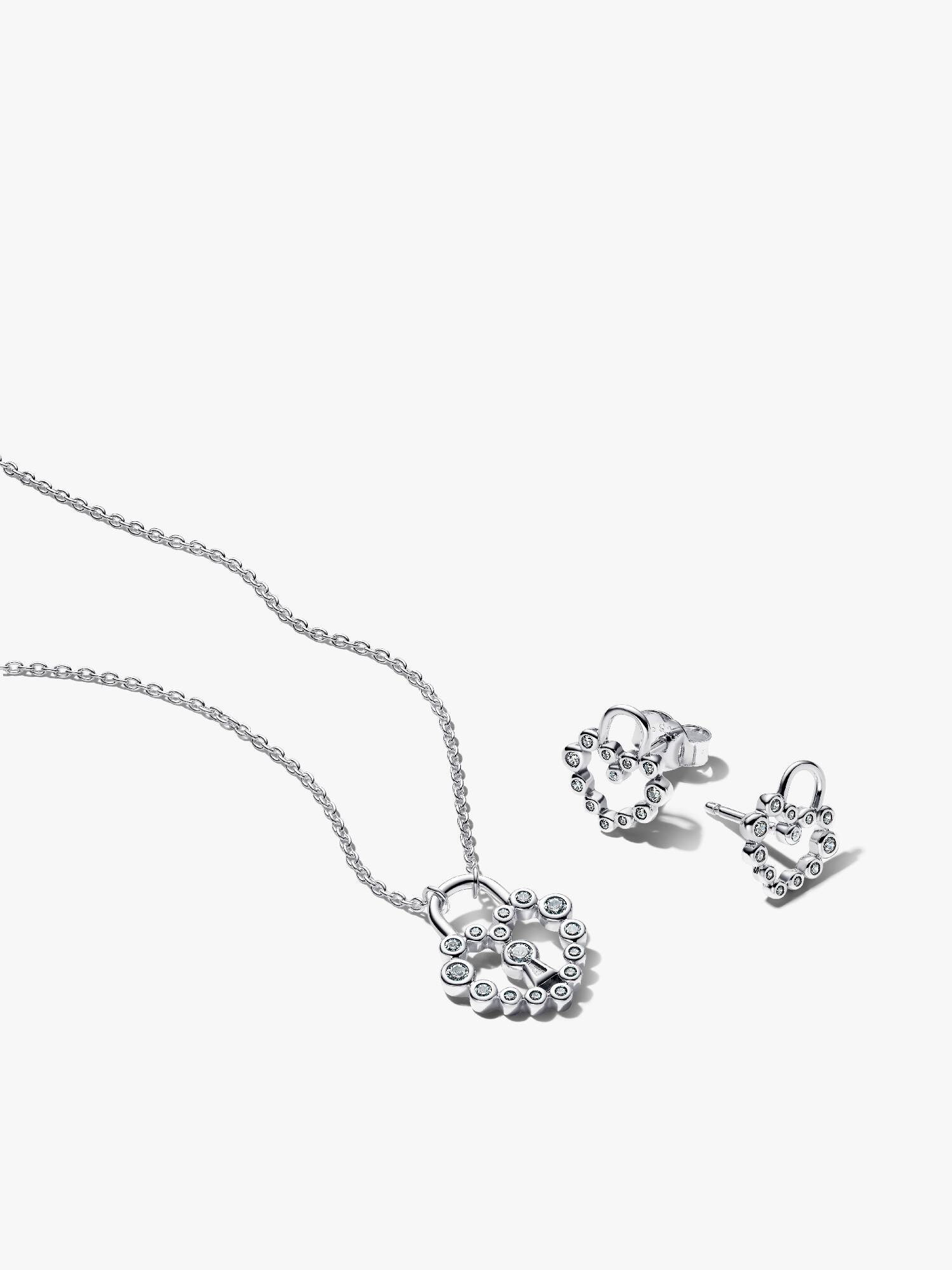 Conjunto de regalo Candado de corazón reluciente