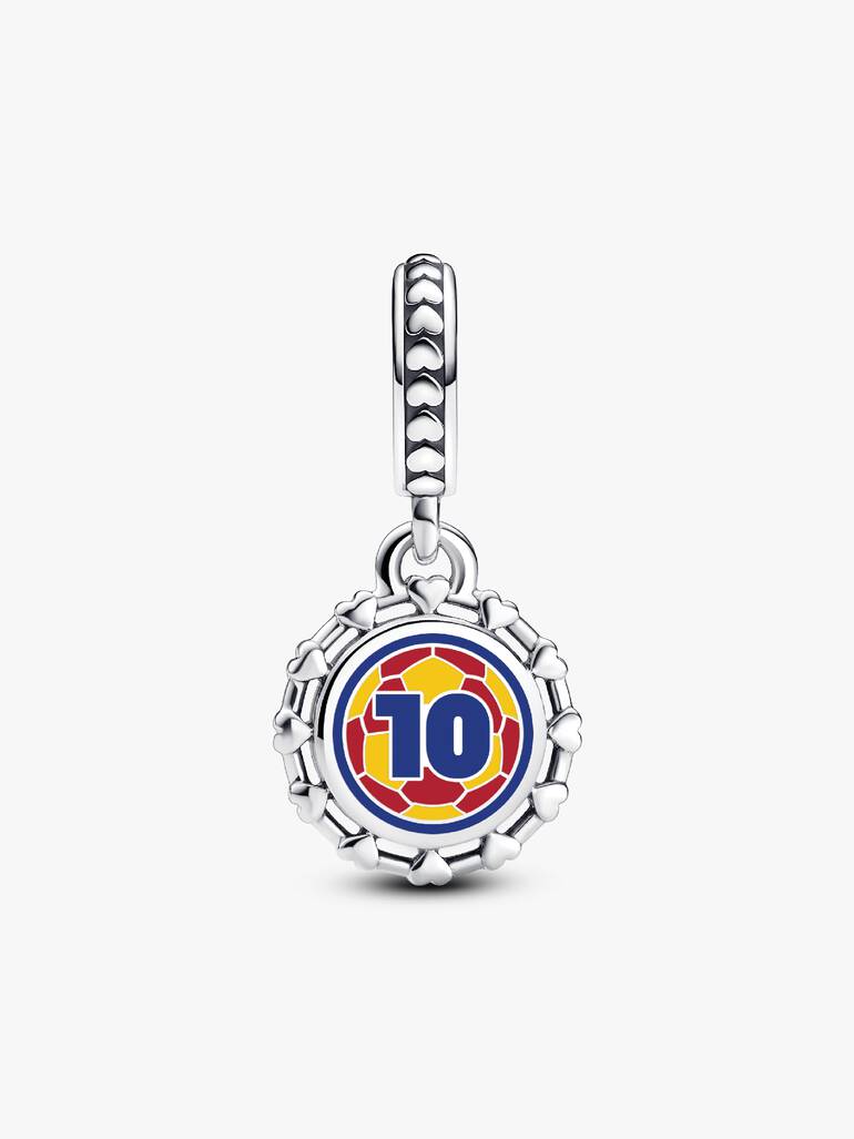Charm Grabado Balón fútbol #10 Colombia 2026