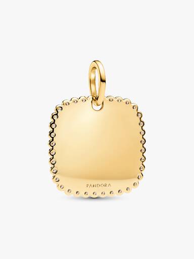 Colgante Placa grabable cuadrada