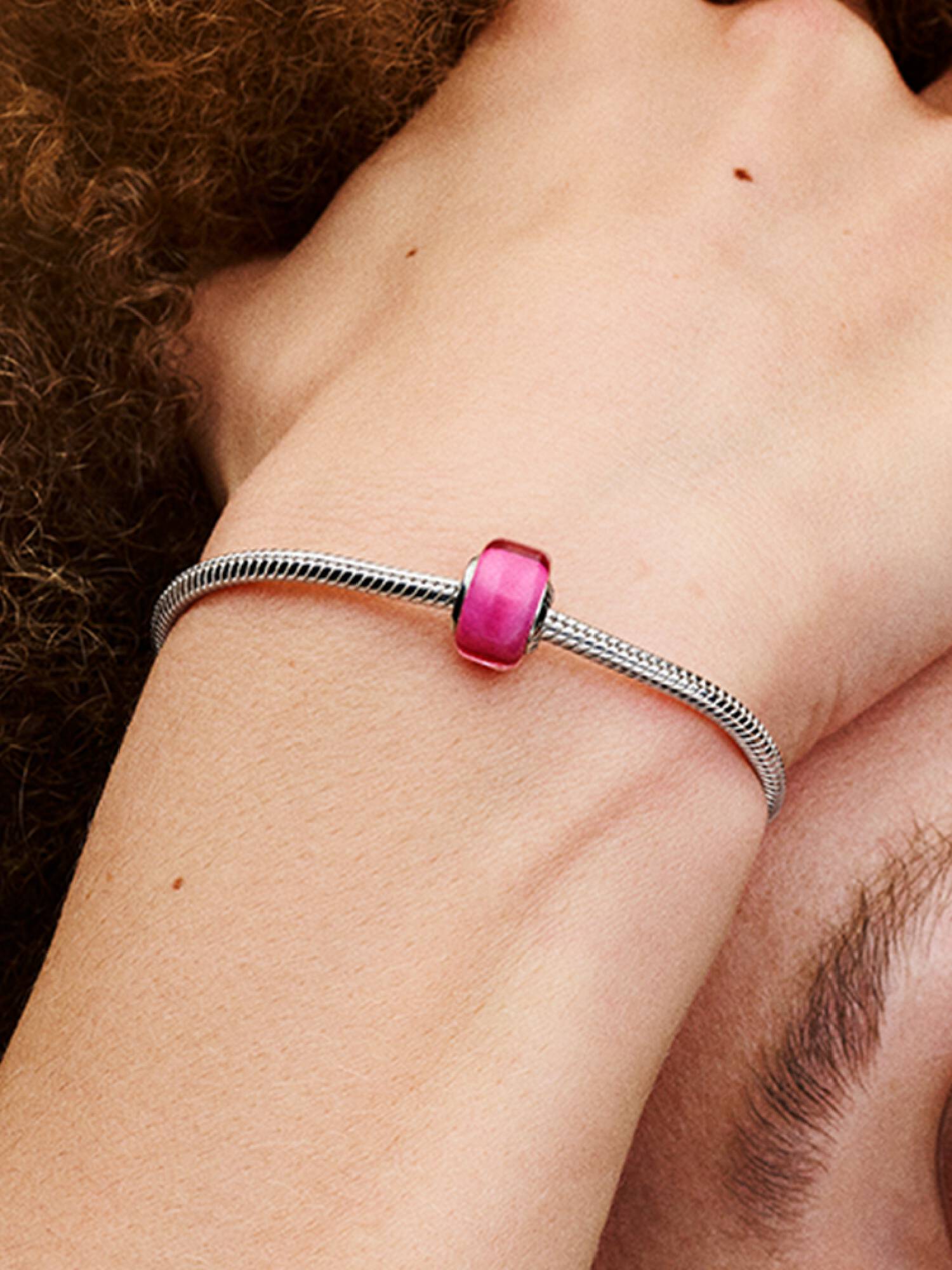 Charm Mini cristal Murano Rosa