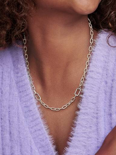 Collar de cadena de eslabones pequeños de Pandora ME