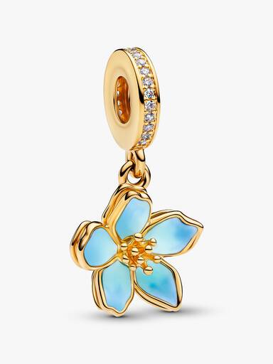 Charm Colgante Flor Dorada