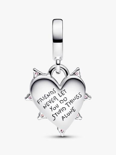 Charm Colgante Doble Amistad Opalescente