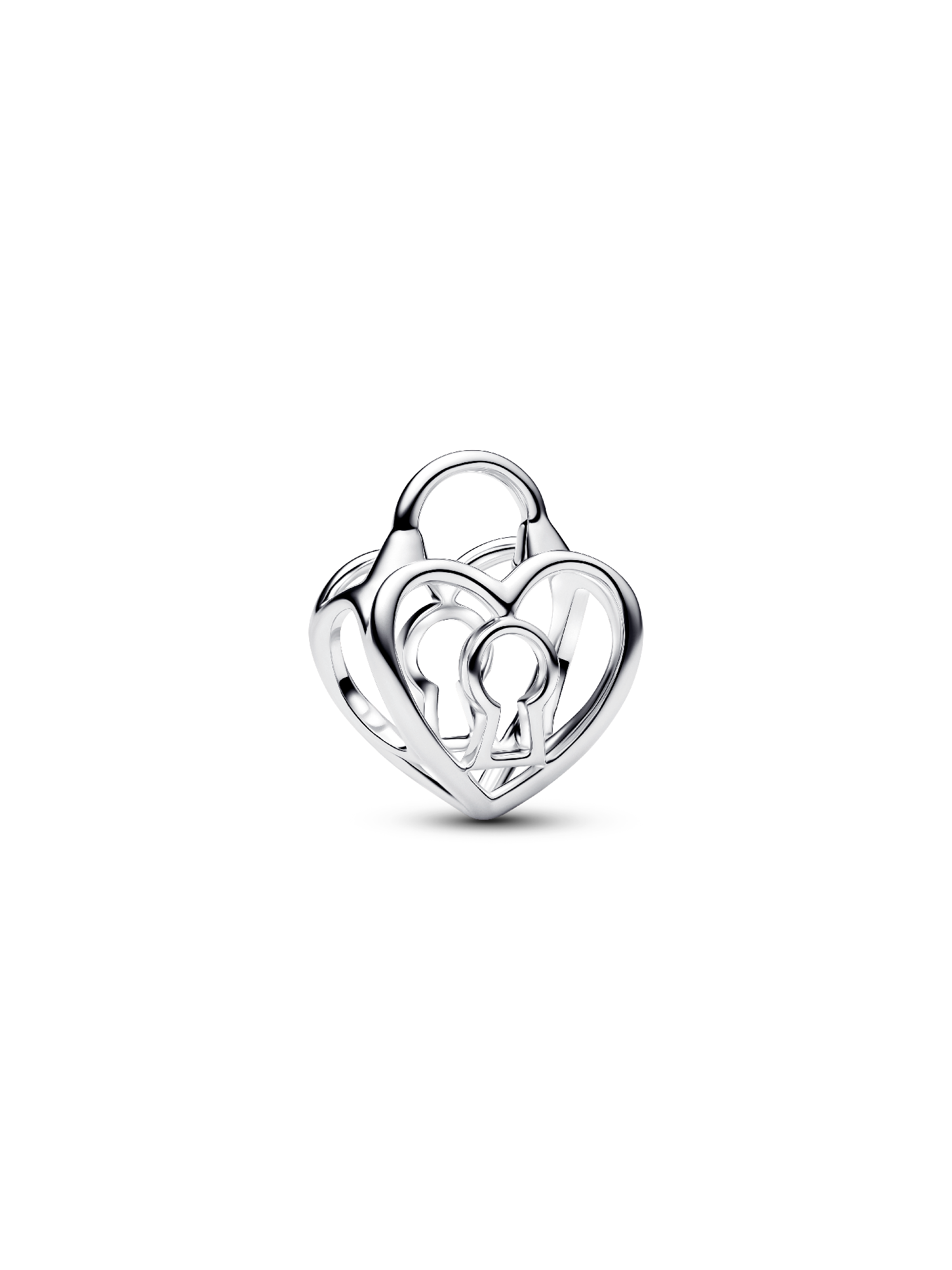Charm calado Corazón con candado