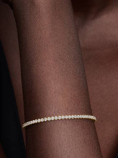 Brazalete de tenis brillante