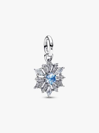 Charm colgante Copo de Nieve y Reina Elsa de Frozen de Disney