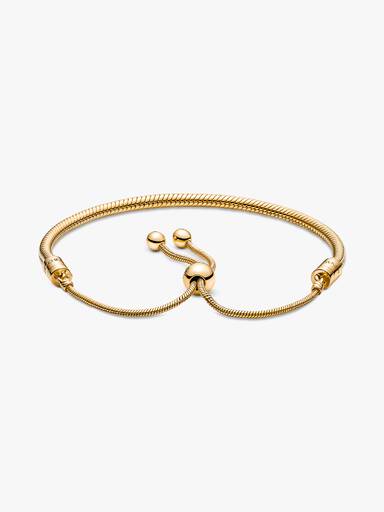 Pulsera Pandora Moments Cadena de Serpiente con Cierre Deslizante