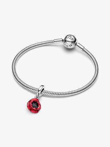 Charrm colgante Flor roja