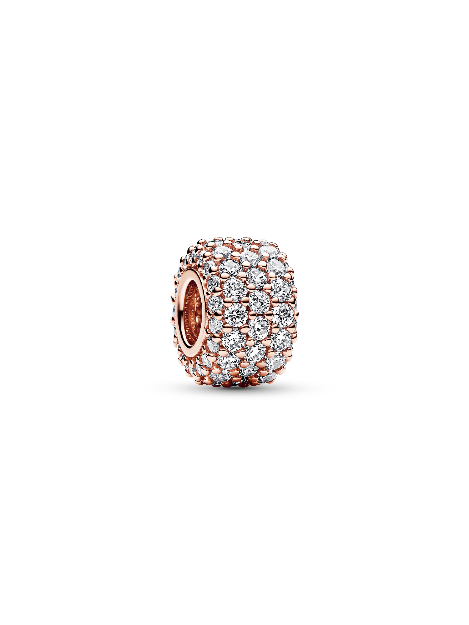Charm Triple Fila de Brillante Pavé