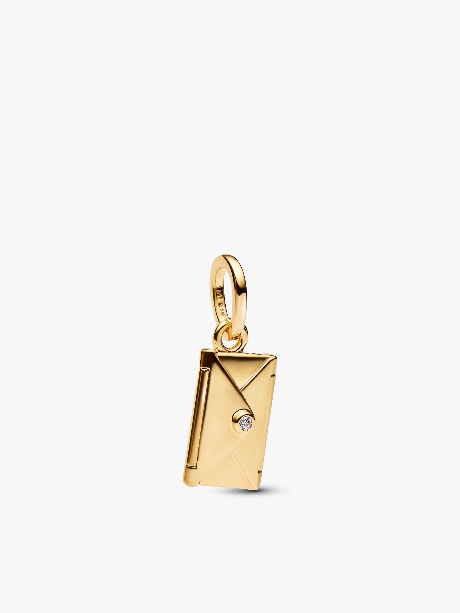 Charm colgante de carta y sobre, que se pueden abrir y grabar