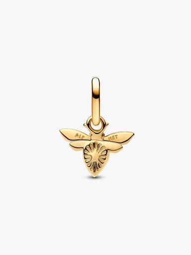 Mini Charm Colgante Abeja Blanca
