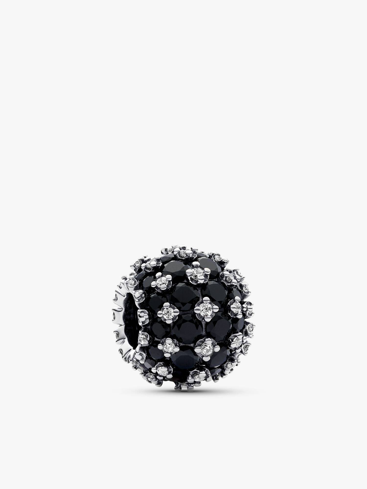 Charm Negro Redondo Pavé Brillante