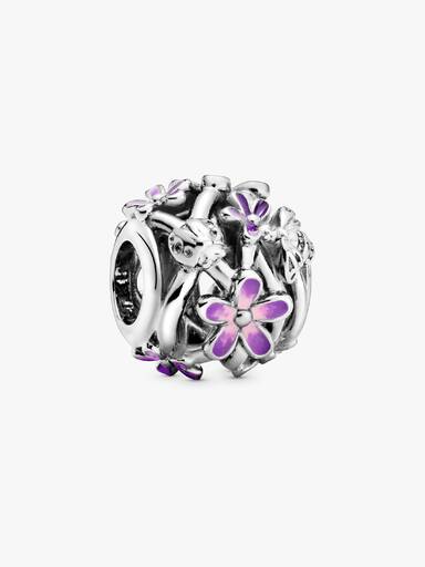 Charm calado Margarita morada