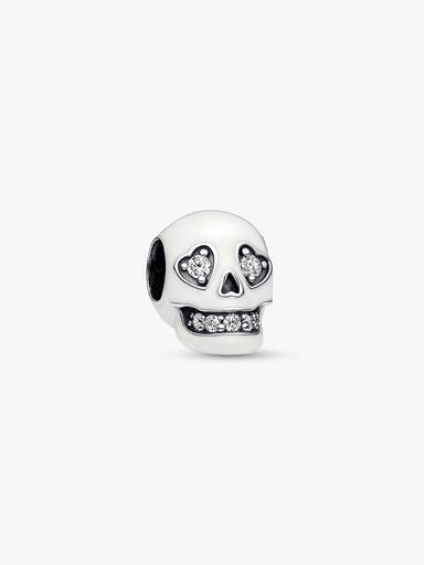 Charm Calavera reluciente que brilla en la oscuridad