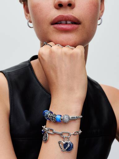 Brazalete de cadena de eslabones pequeños