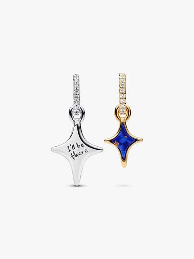 Charm Colgante Doble Divisible Estrellas