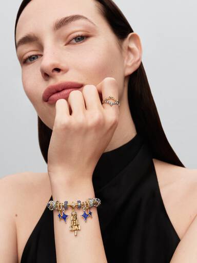 Anillo Tiara con Estrellas