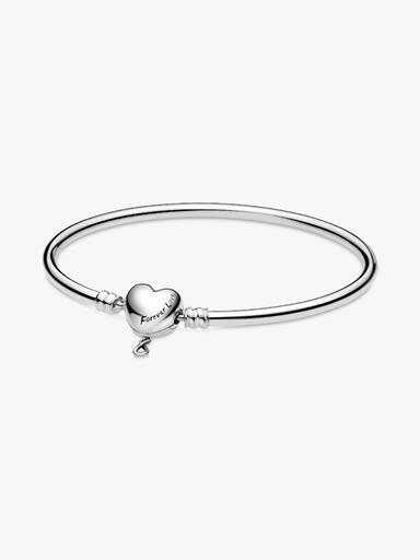 Brazalete Rígido Pandora Moments con Cierre de Corazón Infinito