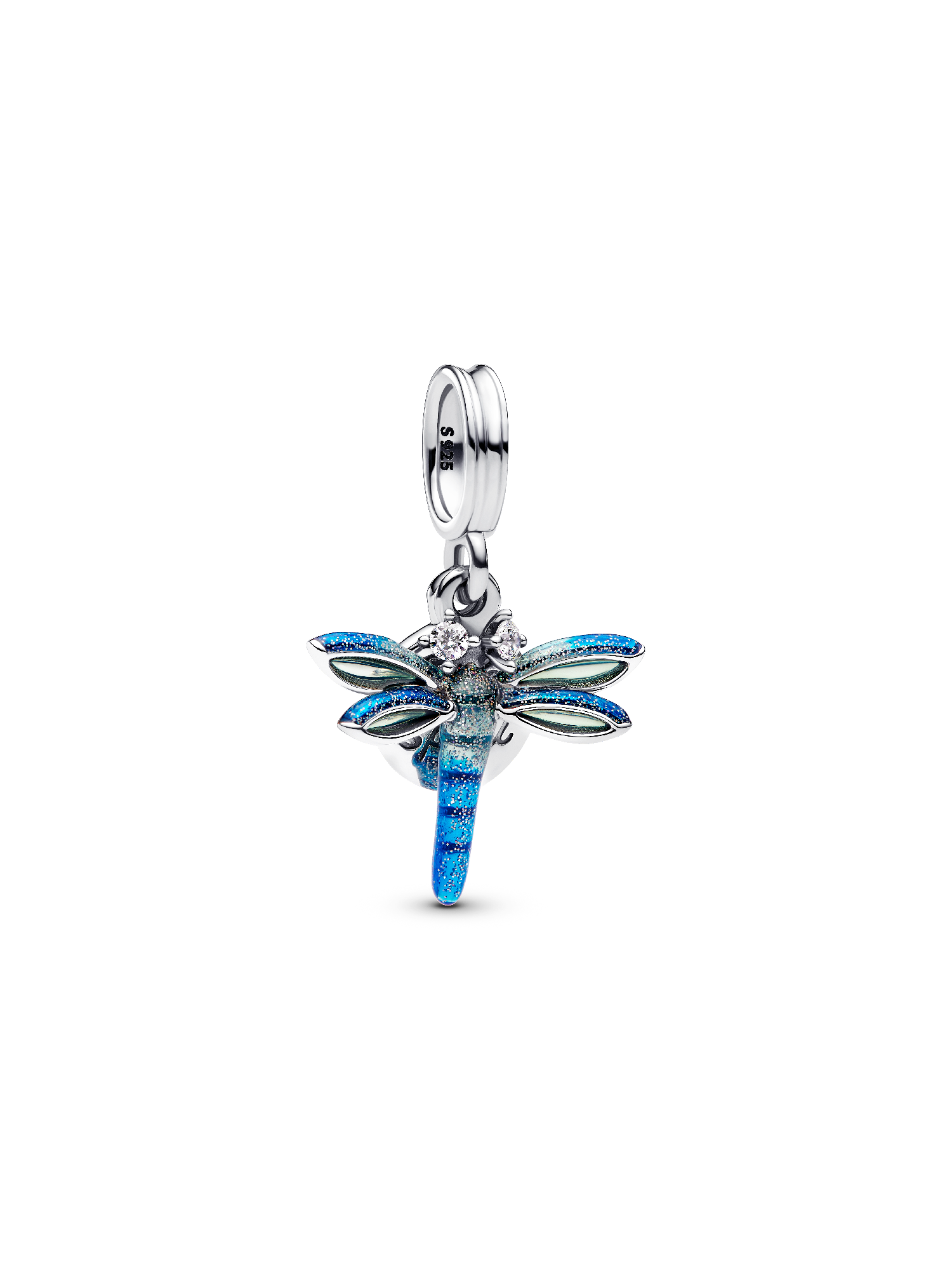 Charm colgante doble Libélula