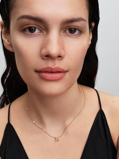Collar con Colgante Abeja Miel