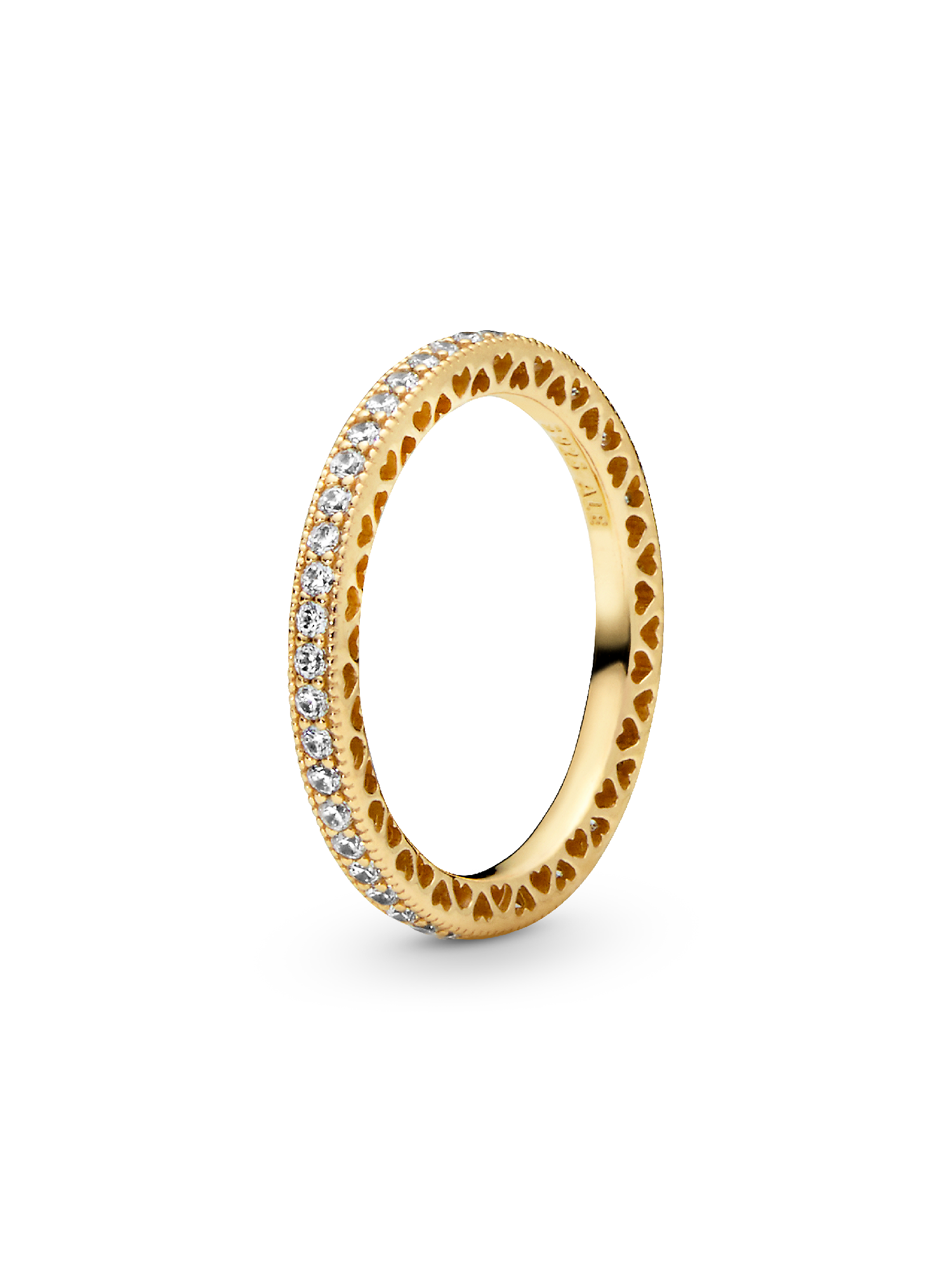 Anillo Corazones y Brillo