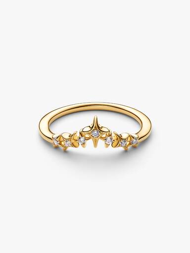 Anillo Tiara con Estrellas