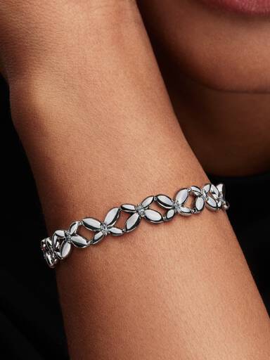Brazalete de eslabones Mariposa