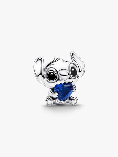 Charm Corazón Azul Stitch de Disney