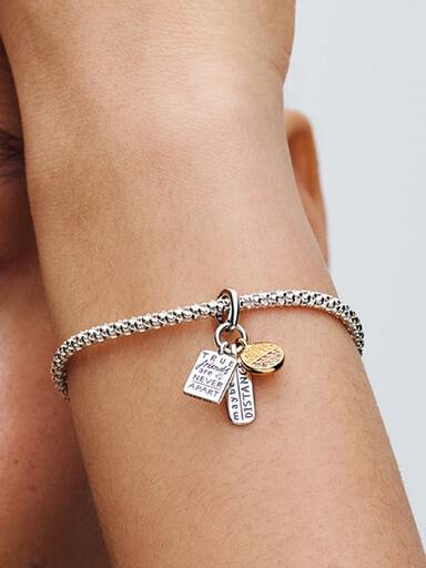 Charm Colgante Triple Amistad