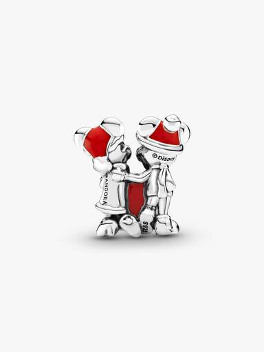 Charm Mickey Mouse y Minnie Mouse de Disney con regalo