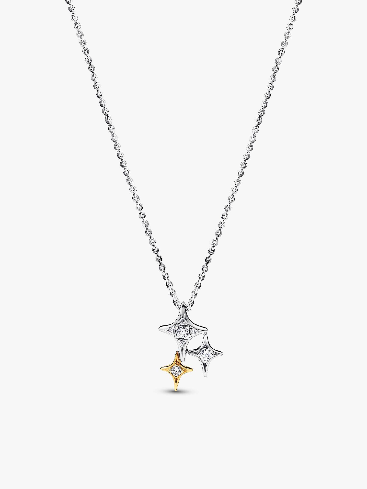 Collar con Colgante Estrella Triple
